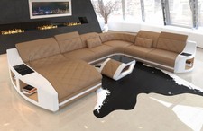 Wohnlandschaft Sofa Leder