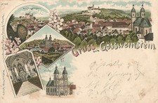 1898,Aushilfsstempel Gößweinstein,Forchheim,Leutzdorf,Wiesent,Ahorntal,Pretzfeld