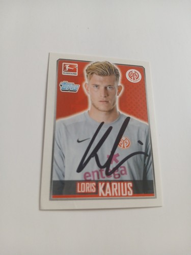 Topps sticker signiert loris - sticker,