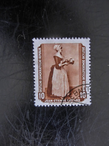 Ddr briefmarke 1955 gemälde - ddr,