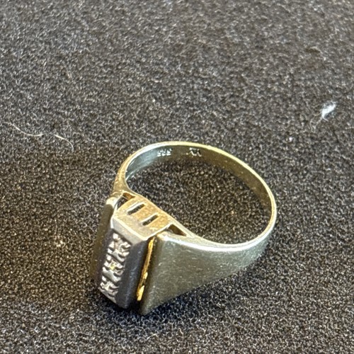 Alter ring mit - ring, diamanten
