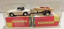 Schuco Piccolo 1:90 Mercedes Benz 190 SL mit Bootsanhänger 713 + 764 OVP 01931