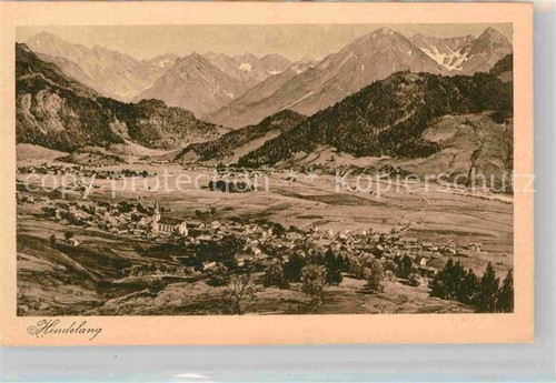 Hindelang gesamtansicht - hindelang,