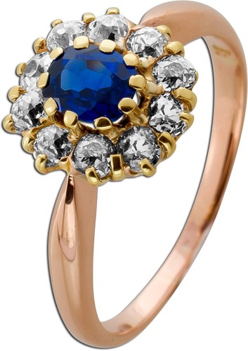Saphirring rosegold 750 18k - saphirring,