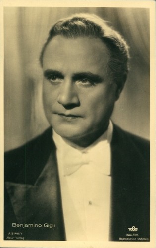 Opernsänger benjamino - ak,