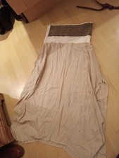 Leinenrock Lang Mit Schlitz