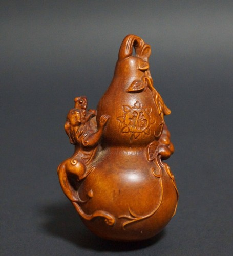 Netsuke komainu und - komainu,