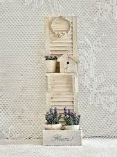 Alte Puppenstube-Puppenstubenmöbel-Fensterladen-Dekoration-shabby Frankreich