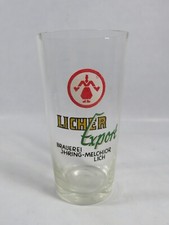 sehr altes Bierglas 0,17L - Licher Export Brauerei Ihring Melchior Lich