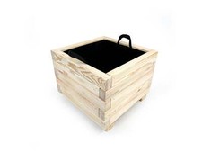 Blumenkübel groß aus holz - blumenkübel,
