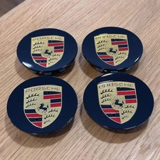 4x Schwarz Glanz Porsche