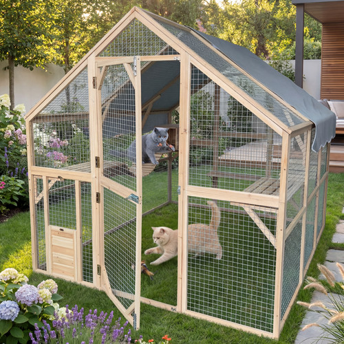 Katzengehege outdoor xxl - katzengehege,