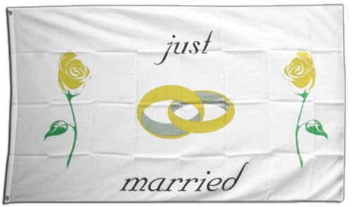 Fahne just married - fahne,