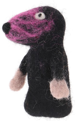 Handgemachte fingerpuppe aus - handgemachte,