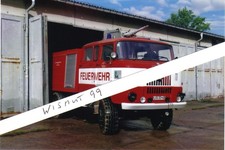 Feuerwehr-Foto Oldtimer DDR VEB IFA LKW W 50 Tanklöschfahrzeug TLF 16