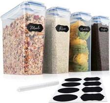 Frischhaltedosen - Weiß/Blau