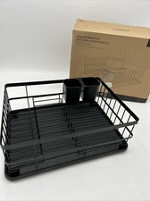 JOHSEATY Abtrofgestell Geschirr inkl. Abtropfschale/Geschirrabtropfgestell/