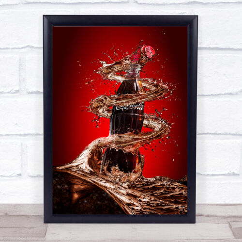 Coca cola splash - cola, liquid