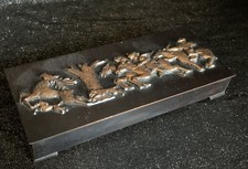 Tabakdose Kupfer Schatulle Szecsi Ungarn 50er Jahre Jagd Reiter Hirsch Hunde