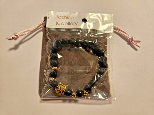 Perlen armband schwarz - perlen,