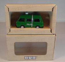Bub 1/87 Nr. 09252 VW Volkswagen T3 Bus Hochdach Polizei OVP #8616