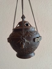 Schwenkräuchergefäß Räuchergefäß Messing Kupferoptik