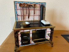 ? Schopper Puppenherd– Metall schwarz/gold, mit Zubehör, Made in Germany