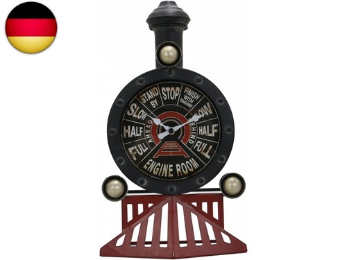 Vintage wanduhr zug - wanduhr,