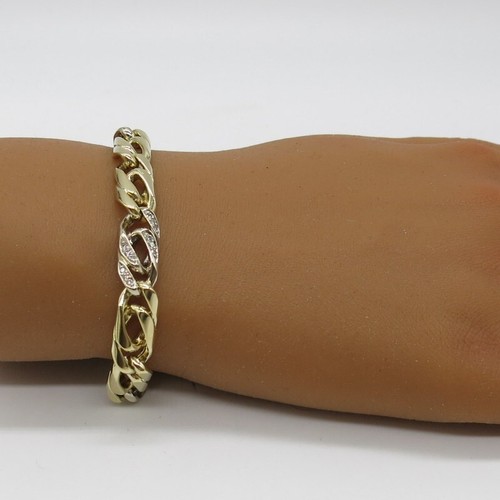 585 gold bicolor armband - 585/-er,