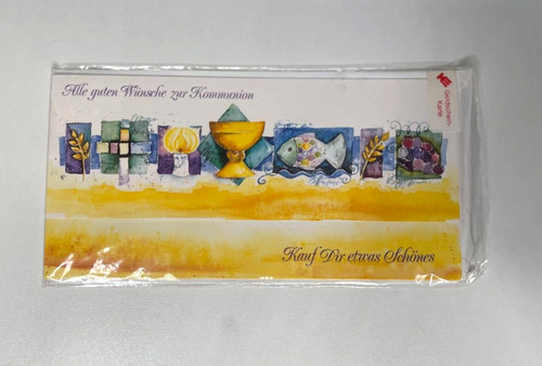 Kommunion geschenkkarte - kommunion,