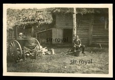 Wehrmacht Feldküche 1942 in Russland - Gulaschkanone - WK2 Foto 9x6cm