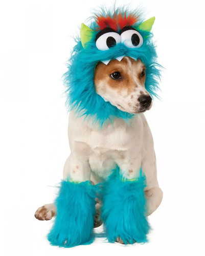 Blaues monster hundekostüm - monster,