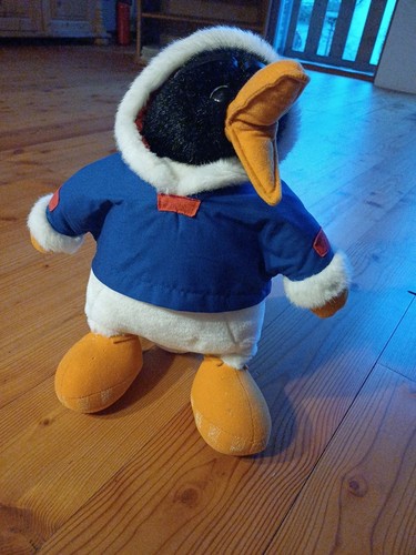 Opel pinguin stofftier - opel,