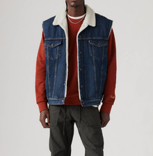 Levi herren jeans weste blau - levi's,