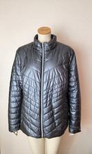 VIVENTY STEPPJACKE GR. 48 GRAU SILBER GLAENZEND DAMEN DAMENJACKE2404008