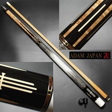 Vintage Adam LEGEND TSJ Queue Triple Screw Joint Lizard Wrap Billard Pool Stick