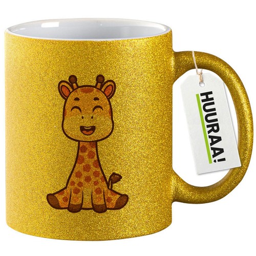 Glitzertasse giraffe comic - glitzertasse,