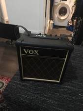 VOX DA5 Kompakt Gitarrenverstärker Schwarz Braun AUX Mikrofon-Eingang MINI DA...