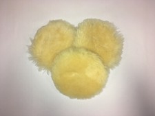 6,93€/st Polierpad 150 mm 3 Stück echtes Lammfell mit Klett Polierfell