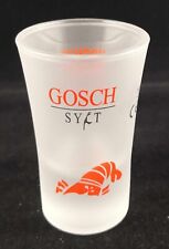 6 Gosch Sylt Gläser, 2 cl,  Schnapsglas, satiniert, "NOCH'N LÜTTEN?", Bar, Neu