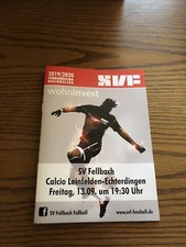 Off. Programm SV Fellbach -