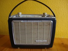 Blaupunkt Derby -Vintage Kofferradio Radio Transistorradio UKW 50s 60s - Brummt