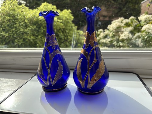 Paar kobaltblaue jugendstil - paar,