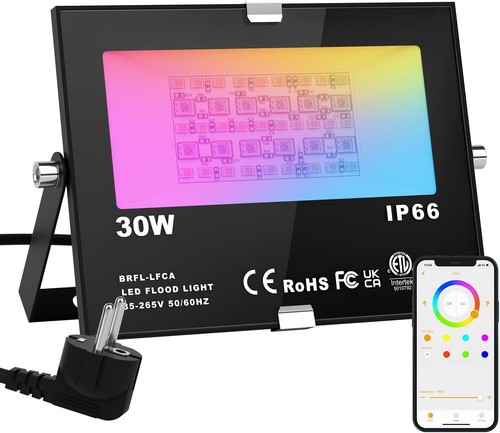 Led fluter rgbw - 30w, app