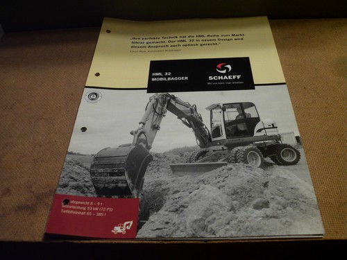 Schaeff hml mobilbagger - hml,