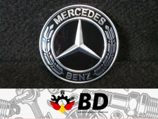 L60-6208 * Mercedes-Benz Stern Emblem Schwarz Motorhaube Original // A0008176203