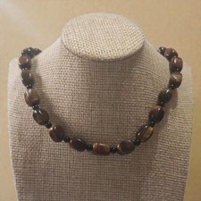 Handmade Halskette Tigerauge