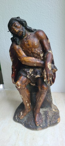 Alte holzskulptur christus - alte,