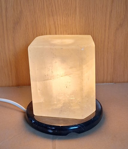 Calcit lampe auf onyx sockel - lampe,