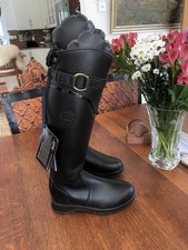 Mountain Horse River Reitstiefel Echtes Leder Größe 36 Neu mit Etikett Schwarz